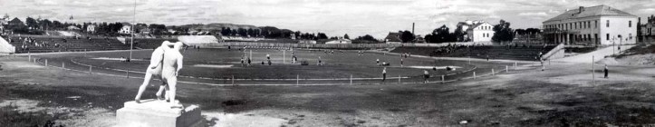 Lietuvos Respublikos Seimo rūmų vietoje XX amžiaus viduryje buvo Jaunimo stadionas.