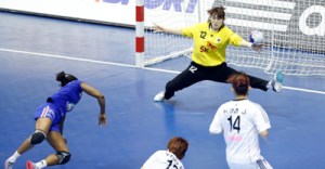 Korėjos ir Prancūzijos rinktinių rungtynės (ihf.info)