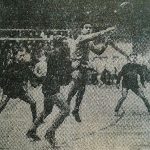 Kauno ir Lvivo vyrų rungtynės (laikraštis "Sportas")