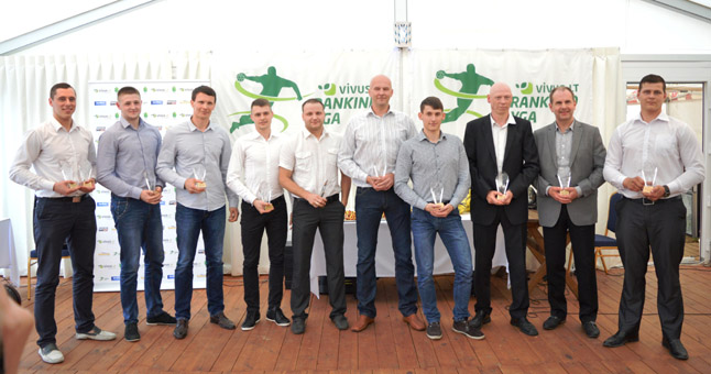 Sezono laureatai (rankiniolyga.lt nuotr.)