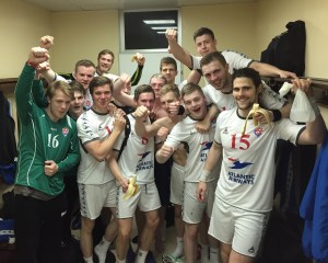 Kylančių tautų čempionai - Farerų Salų rankininkai (HSF nuotr.)